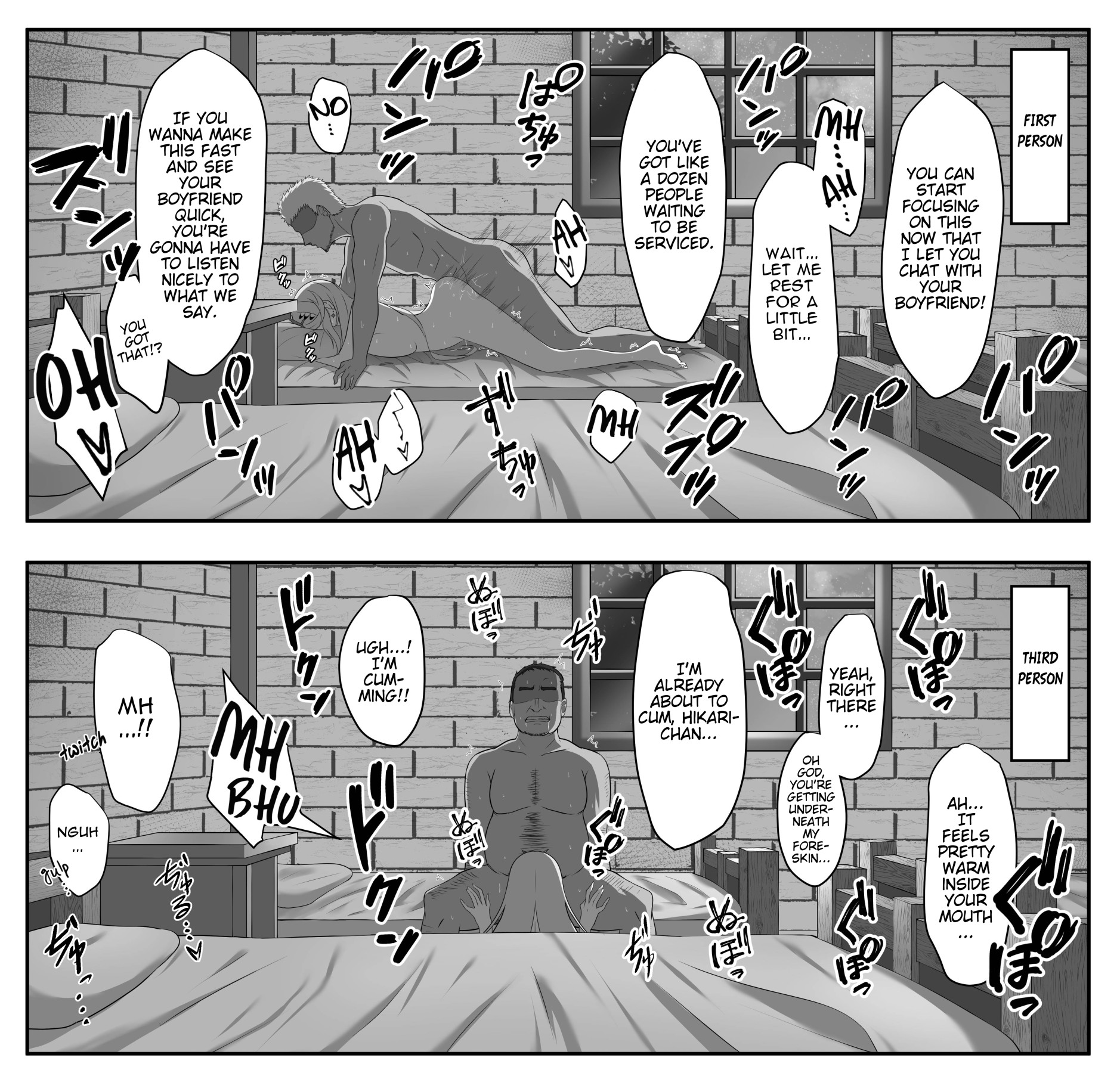 Hentai Manga Comic-Before a Mercenary Gets Dispatched On a Mission-Read-4